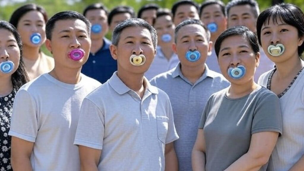 بڑوں کی چوسنی: دنیا بھر میں مقبول غیر معمولی رجحان
