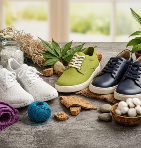 ماحول دوست جوتے جو ری سائیکل شدہ اور قدرتی مواد سے بنے ہیں