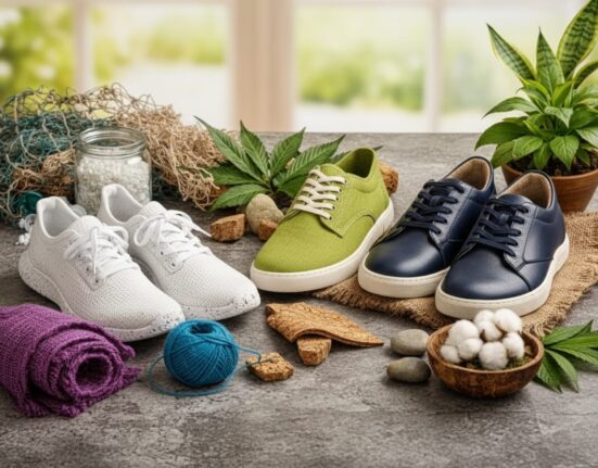 ماحول دوست جوتے جو ری سائیکل شدہ اور قدرتی مواد سے بنے ہیں