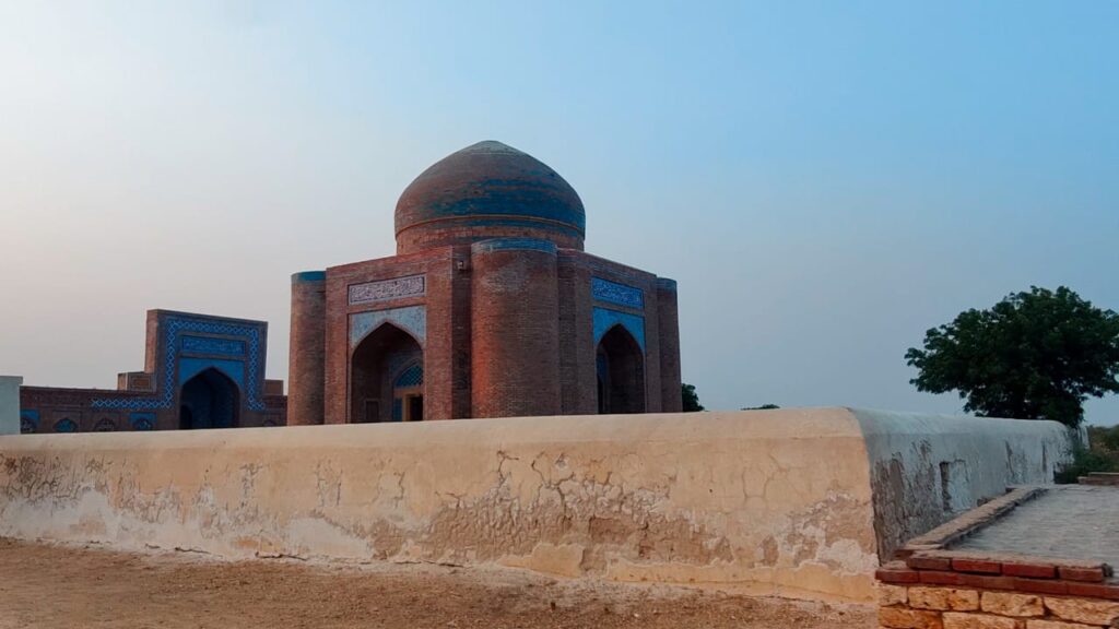 Makli Necropolis in Thatta Sindh showing historic tombs and Islamic architecture, a UNESCO World Heritage Site in Pakistan