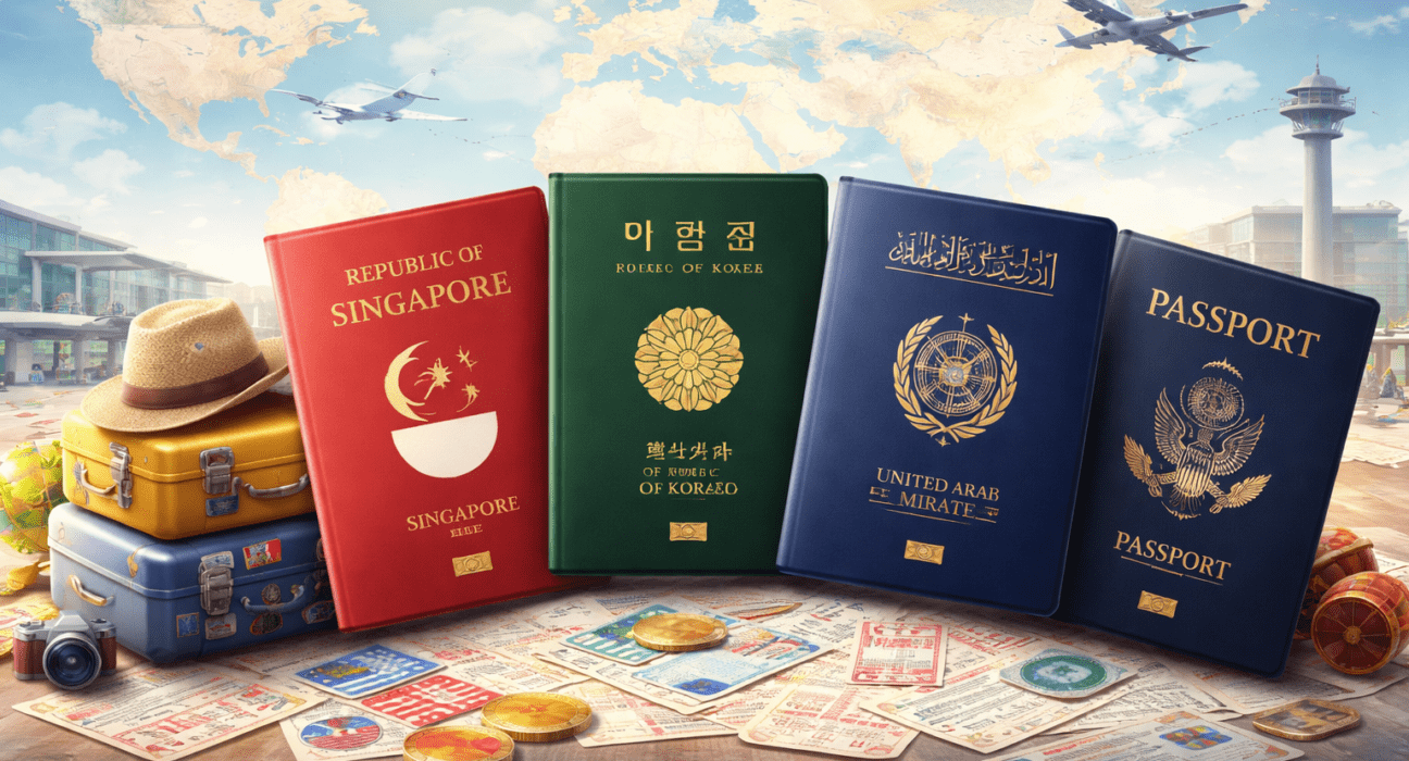 Most powerful passports in the world 2026 according to Henley Passport Index