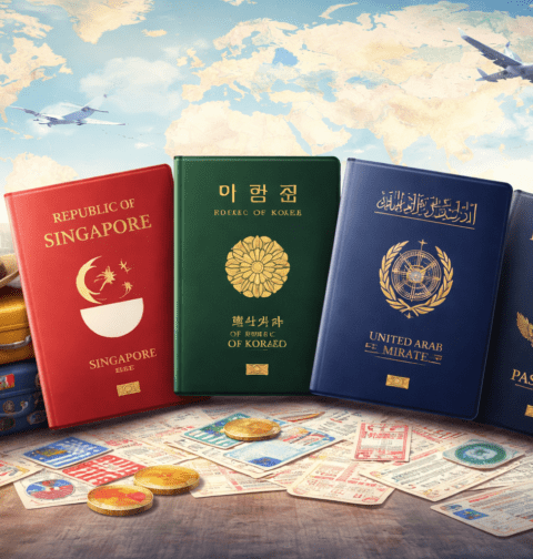 Most powerful passports in the world 2026 according to Henley Passport Index