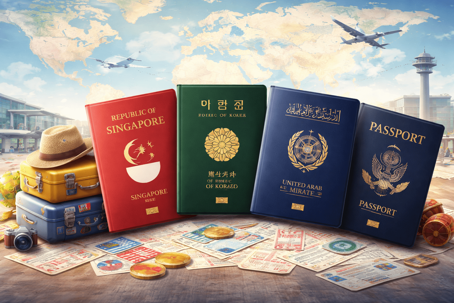 Most powerful passports in the world 2026 according to Henley Passport Index