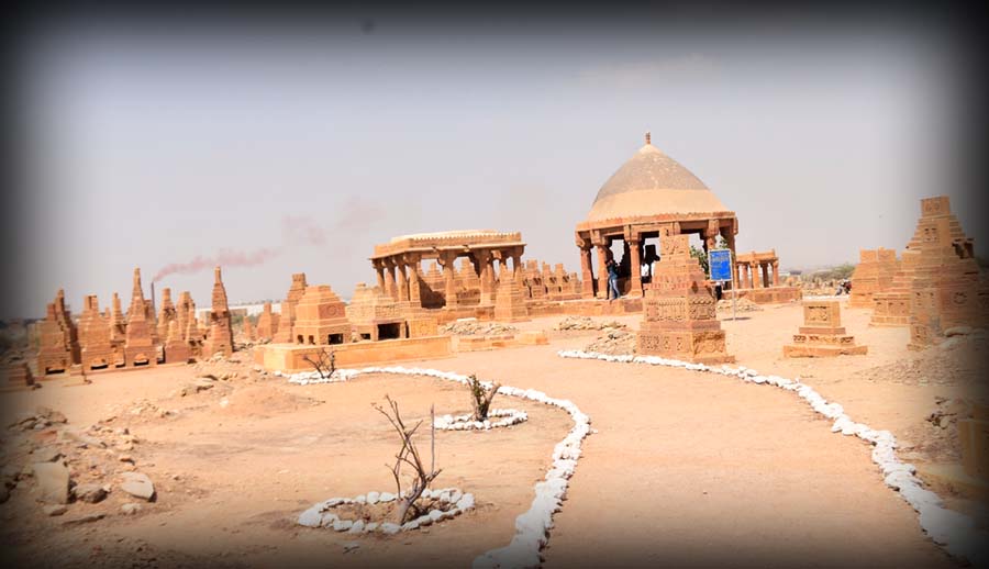 Chaukhandi Graveyard Museum in Karachi showcasing Mughal-era tombs and historical architecture