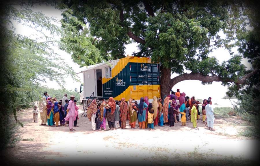 The 20-foot state-of-the-art clinic on wheels has been developed in collaboration with AKD Group and Shine Humanity.