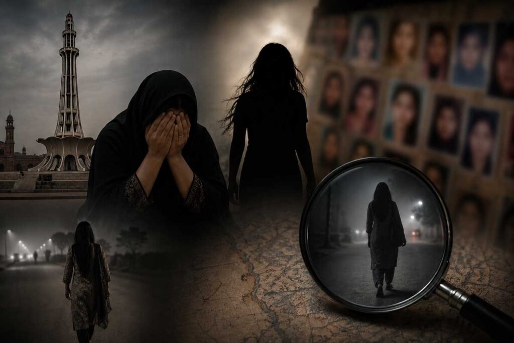 Lahore: 824 women missing in 5 years, no trace found.
