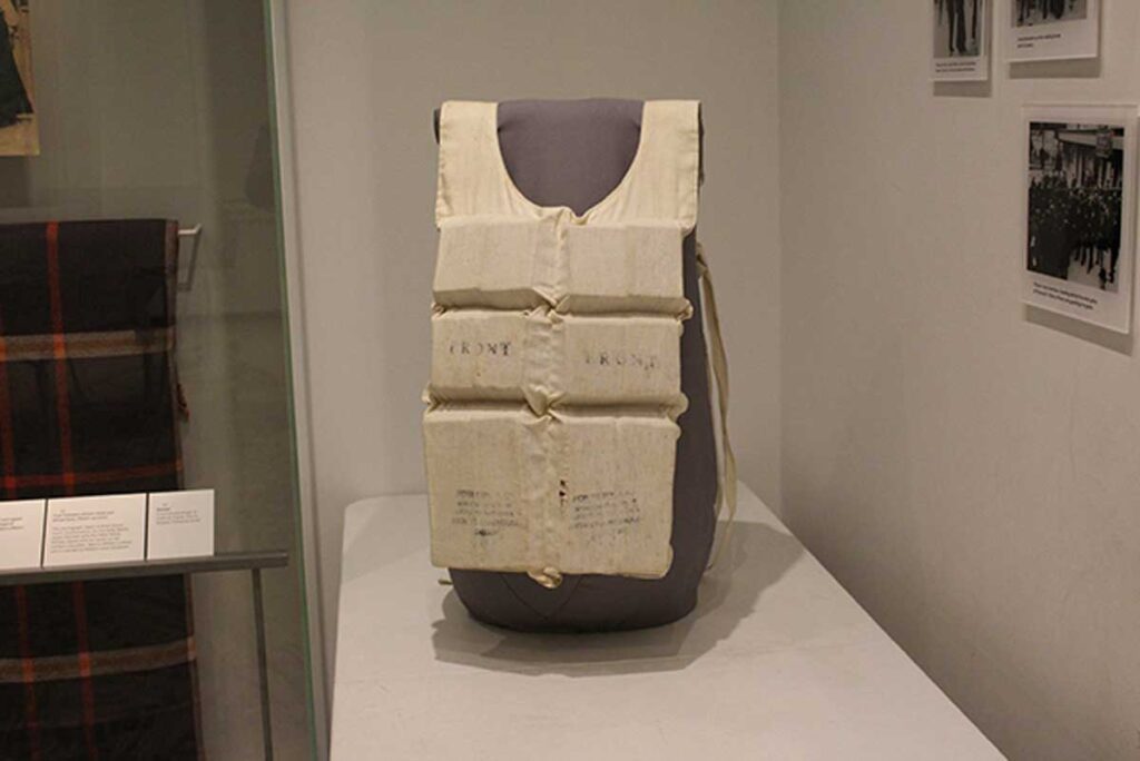 titanic life jacket auction 25 crore why is this historic item special