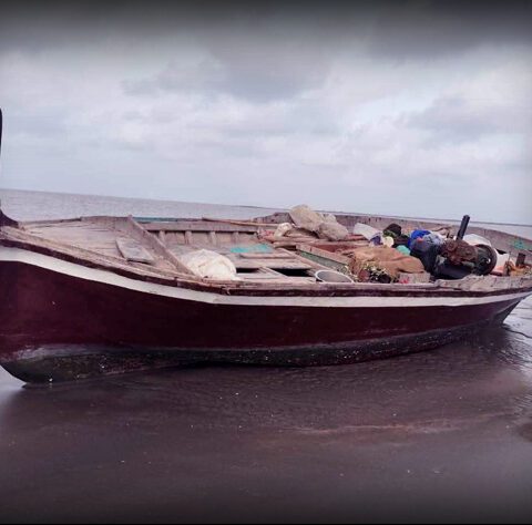Fishermen boats parked on Karachi coast due to high diesel prices affecting fishing industry in Sindh Pakistan