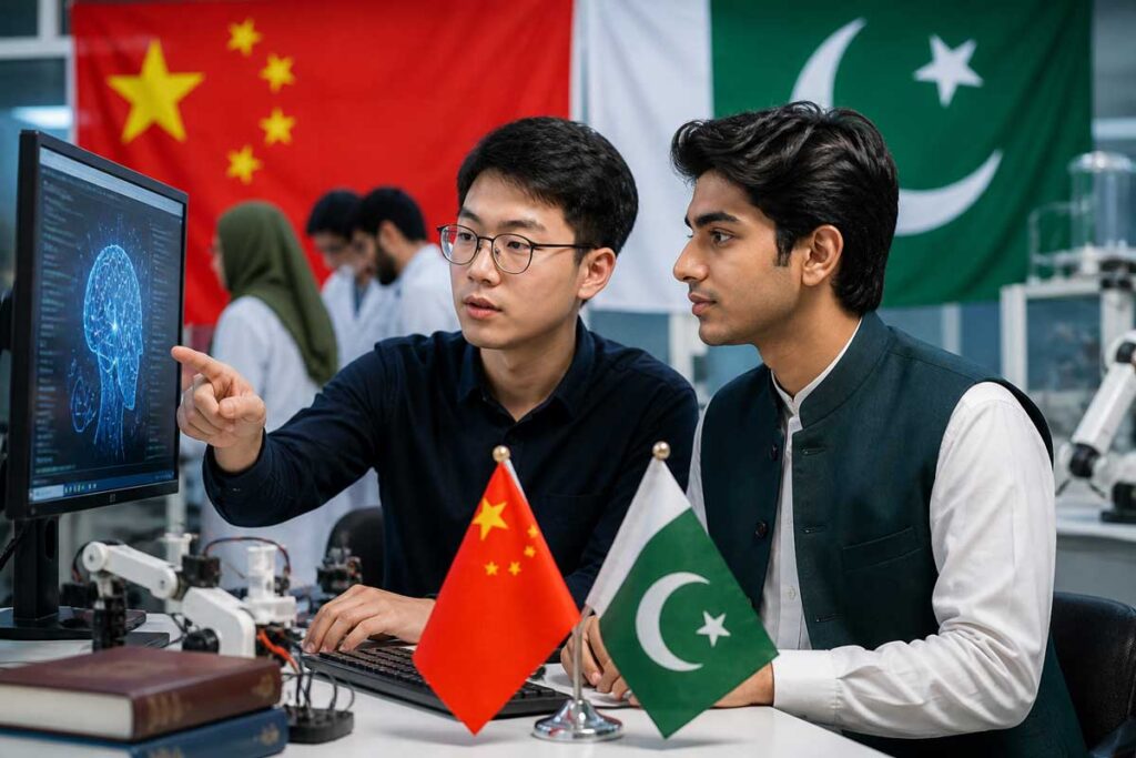 Pakistani student research China Pakistan cooperation progress