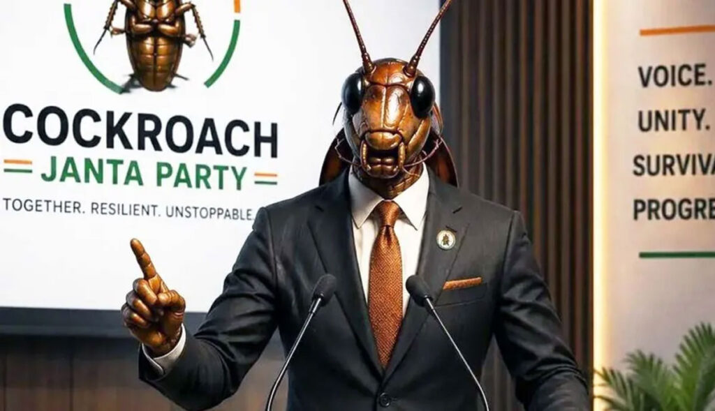 What is the viral ‘Cockroach Janta Party’ campaign after the remarks of the Indian Chief Justice?
