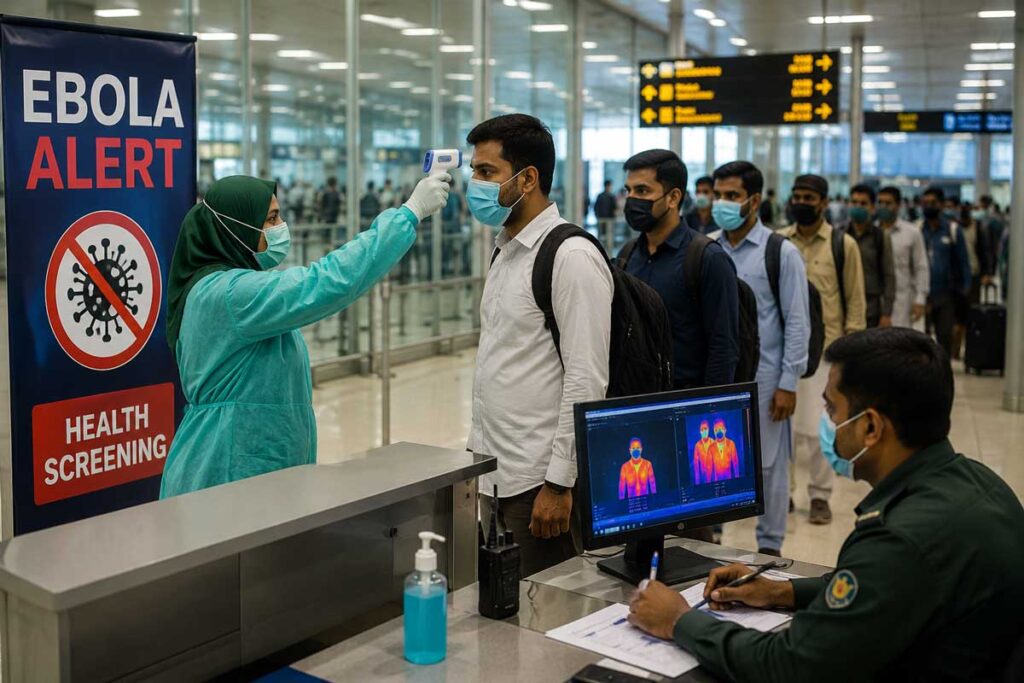 Rising Ebola Cases Prompt Pakistan to Tighten Airport Surveillance