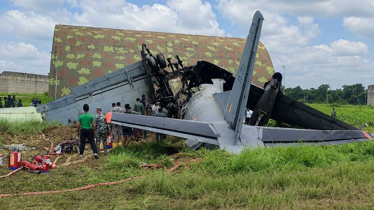 India Air Force Accident: Aircraft Crashes in Assam, Investigation Launched
