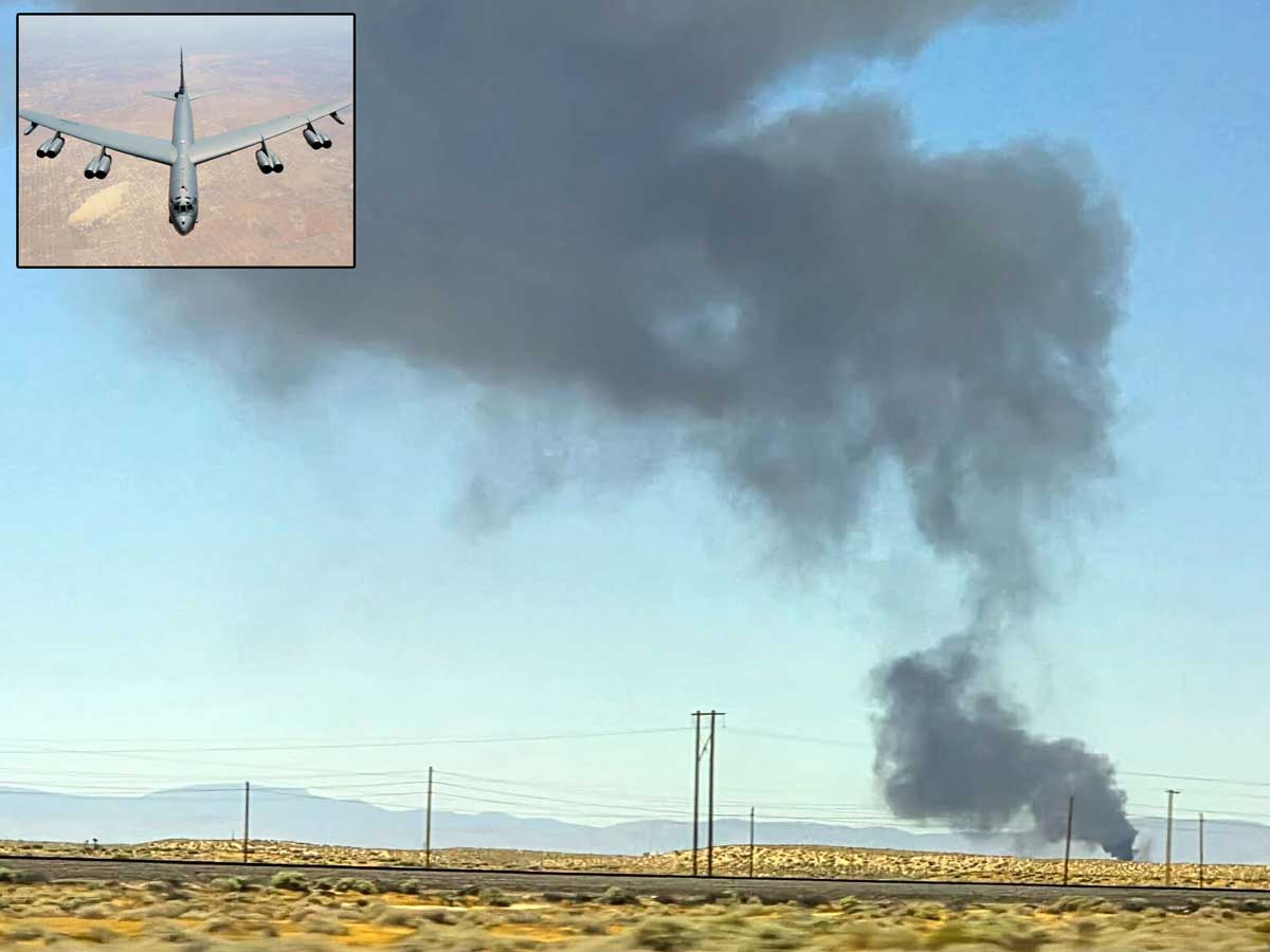 US Air Force Major Crash: B-52 Bomber Destroyed