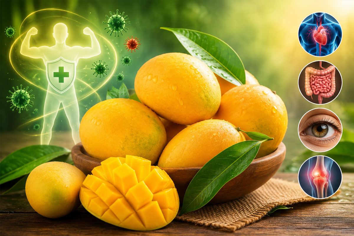 Eat mangoes and stay away from these diseases.
