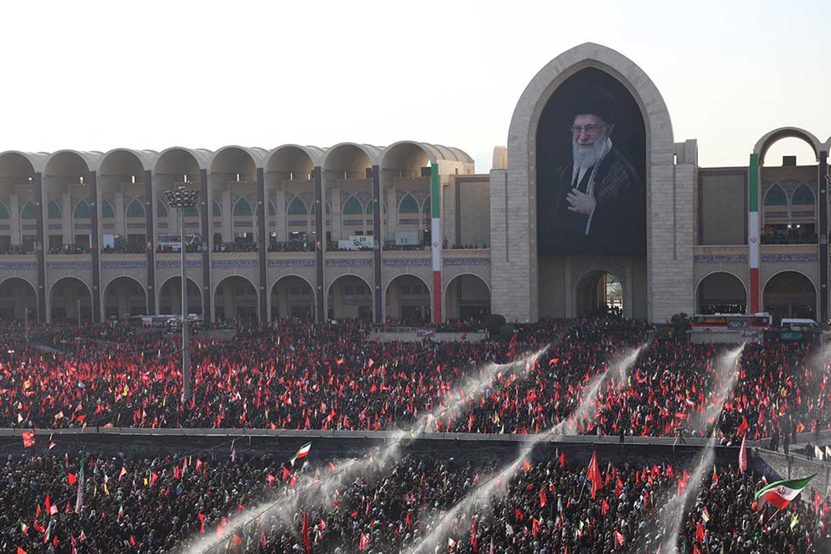 Martyred Iranian Supreme Leader's Funeral Prayer Held
